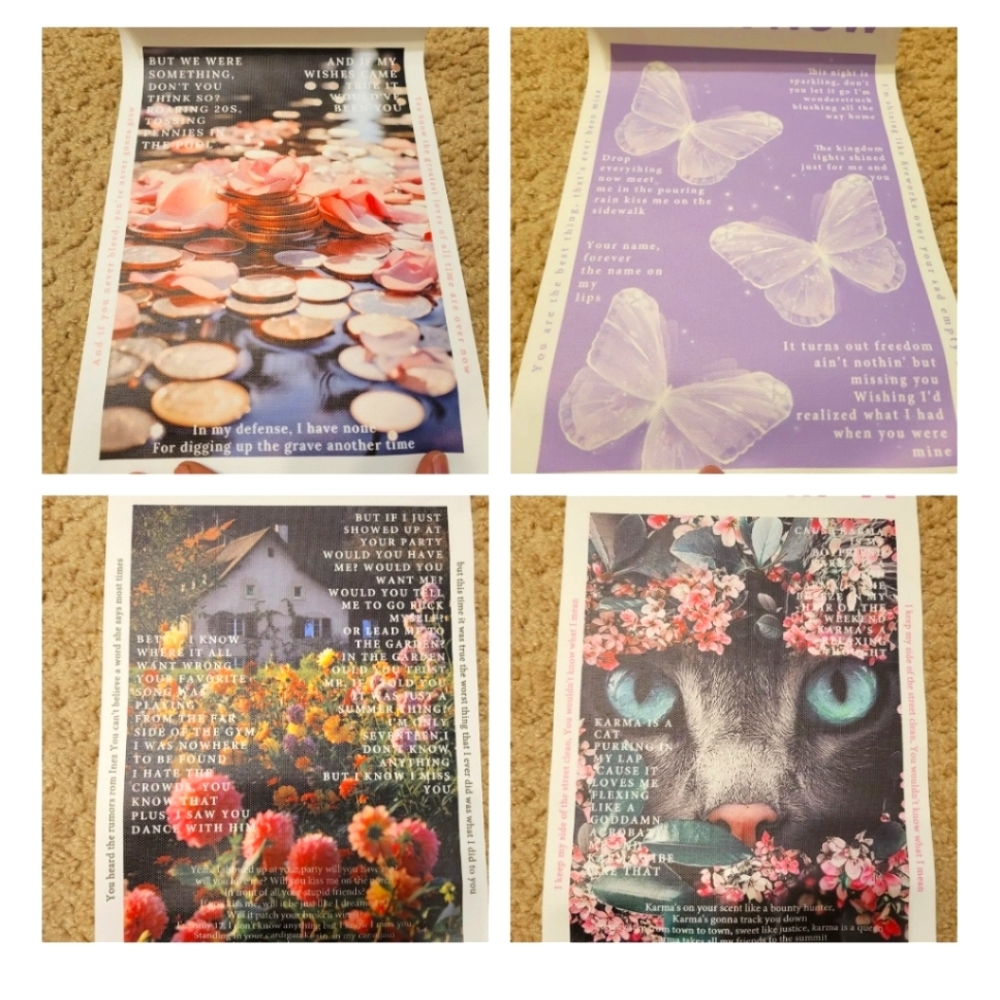 Taylor Swift Canvas Wall Art Bundle, 4-pk